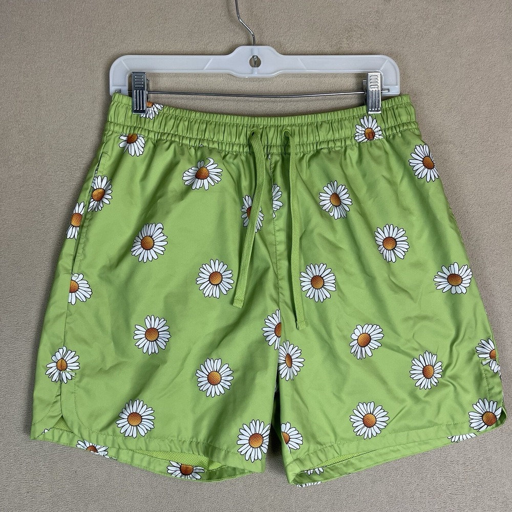 Nike SPE AOP Shorts Mens Small Green Woven Short All‎ Over Floral Casual Adult